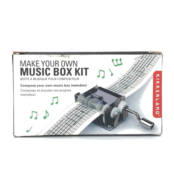 KIKKERLAND Make Your Own Music Box Compose Melodies DIY Kit Fun Novelty - Picture 1 of 5